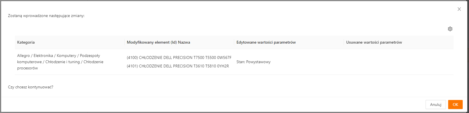 Podsumowanie zmian